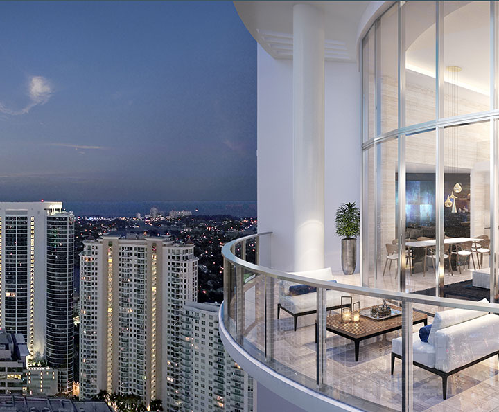 La nueva torre hotel-residencial establece un récord de altura en Fort Lauderdale