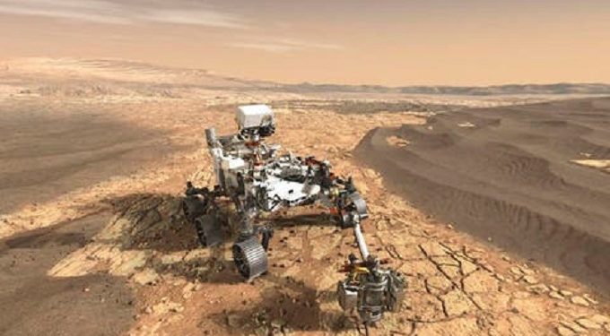 Perseverance habría hallado  restos de volcanes en Marte
