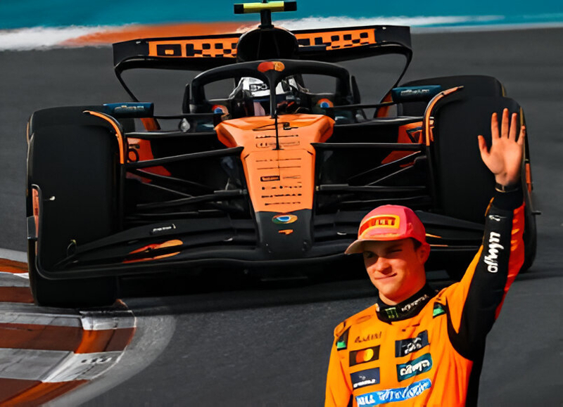 Gran Premio de Miami 2025: Piastri lidera y McLaren domina