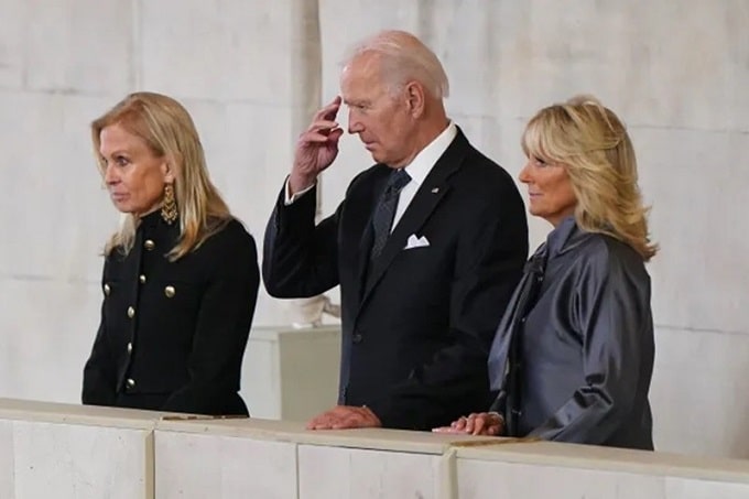 Presidente de EEUU asistió al funeral de la Reina Isabel II