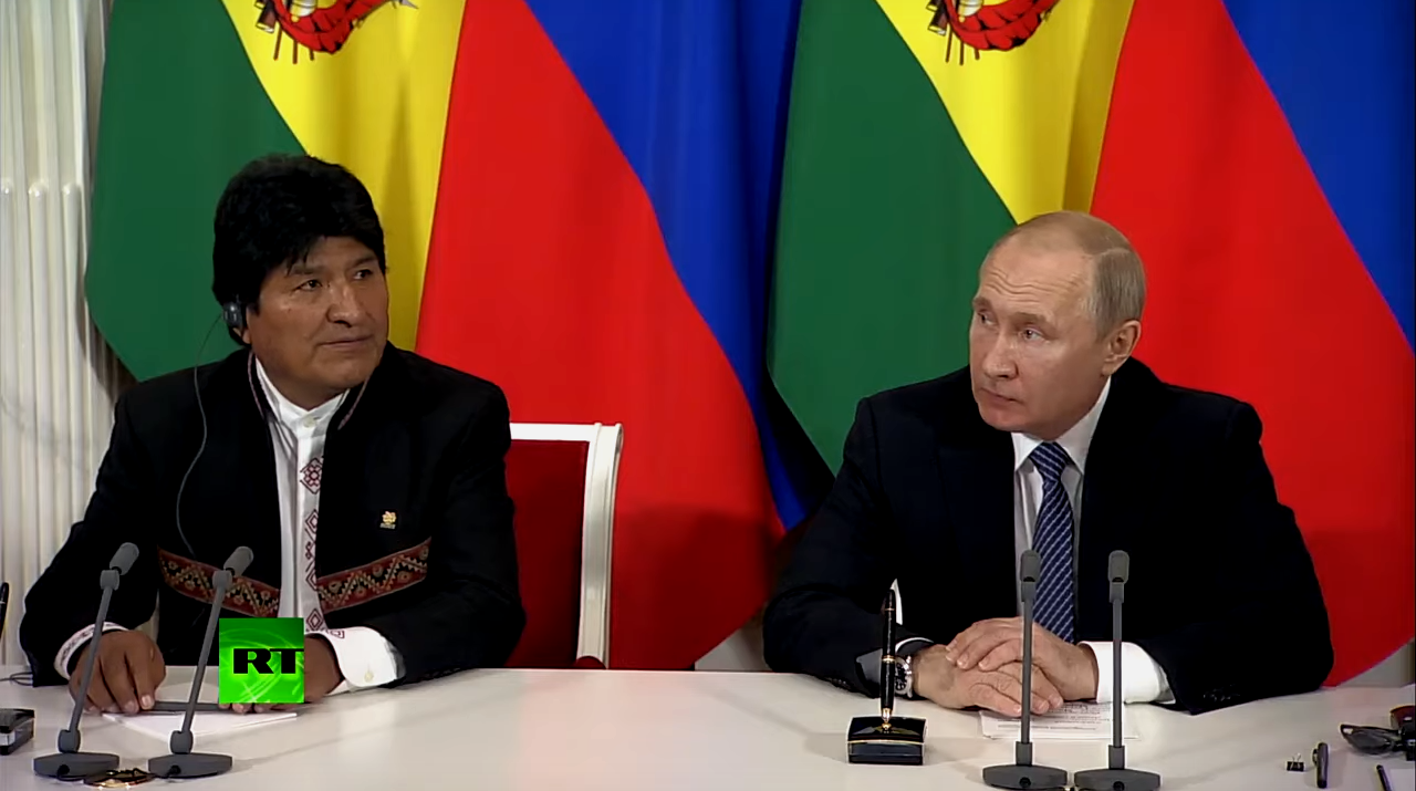 Señalan al presidente de Rusia Vladimir Putin de influir en las elecciones de Bolivia