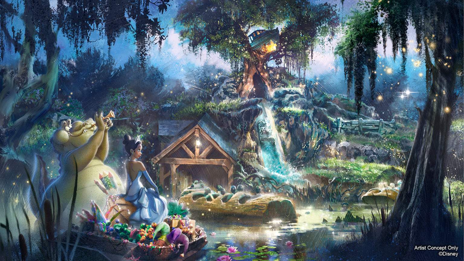 La Splash Mountain de Disney se vuelve a tematizar con el amado clásico animado “La princesa y la rana”