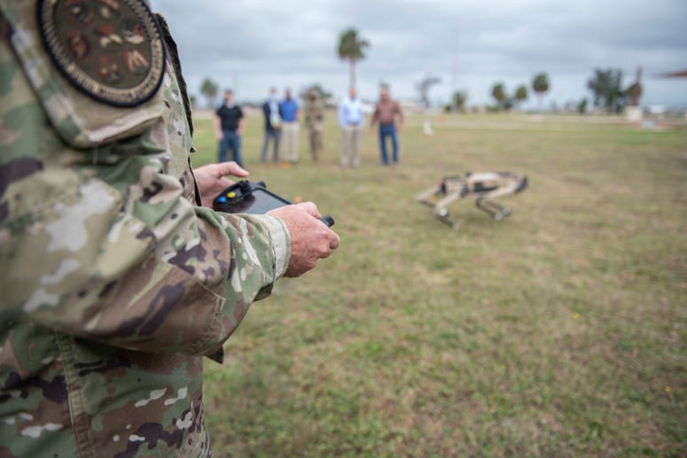 Base aérea de Florida usará perros robots para vigilar su territorio (video)