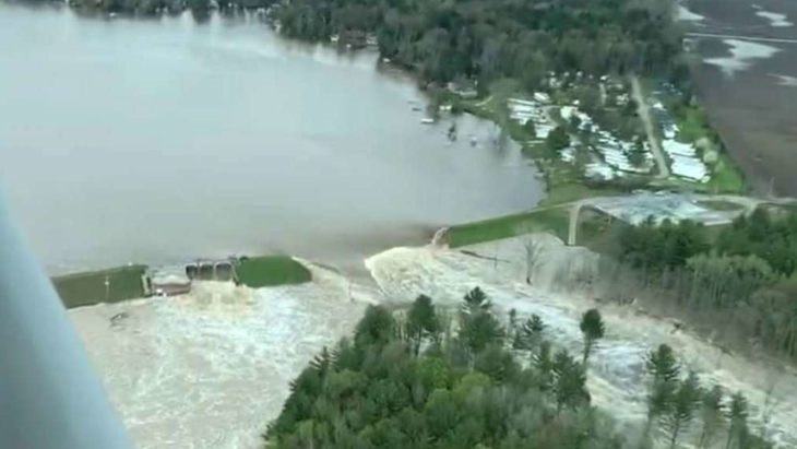 Evacuan a miles de personas en Michigan tras ruptura de dos represas por fuertes lluvias