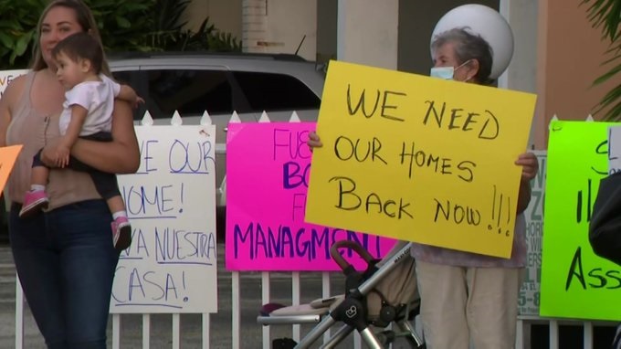 Residentes de  conjunto residencial en North Miami Beach pidieron regresar a sus hogares