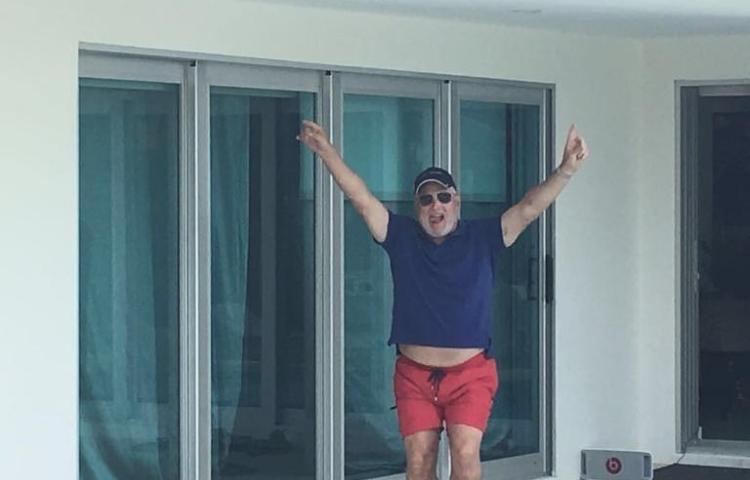 Expresidente Ricardo Martinelli presumió su ‘libertad’ en Miami