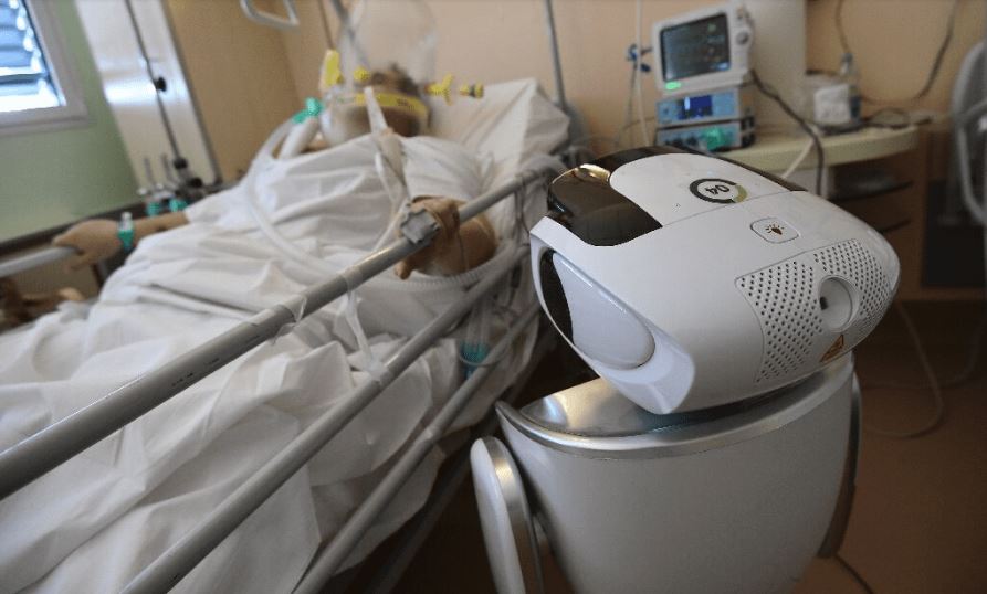 Robots ayudan a médicos durante la emergencia del coronavirus en Italia (+Fotos)