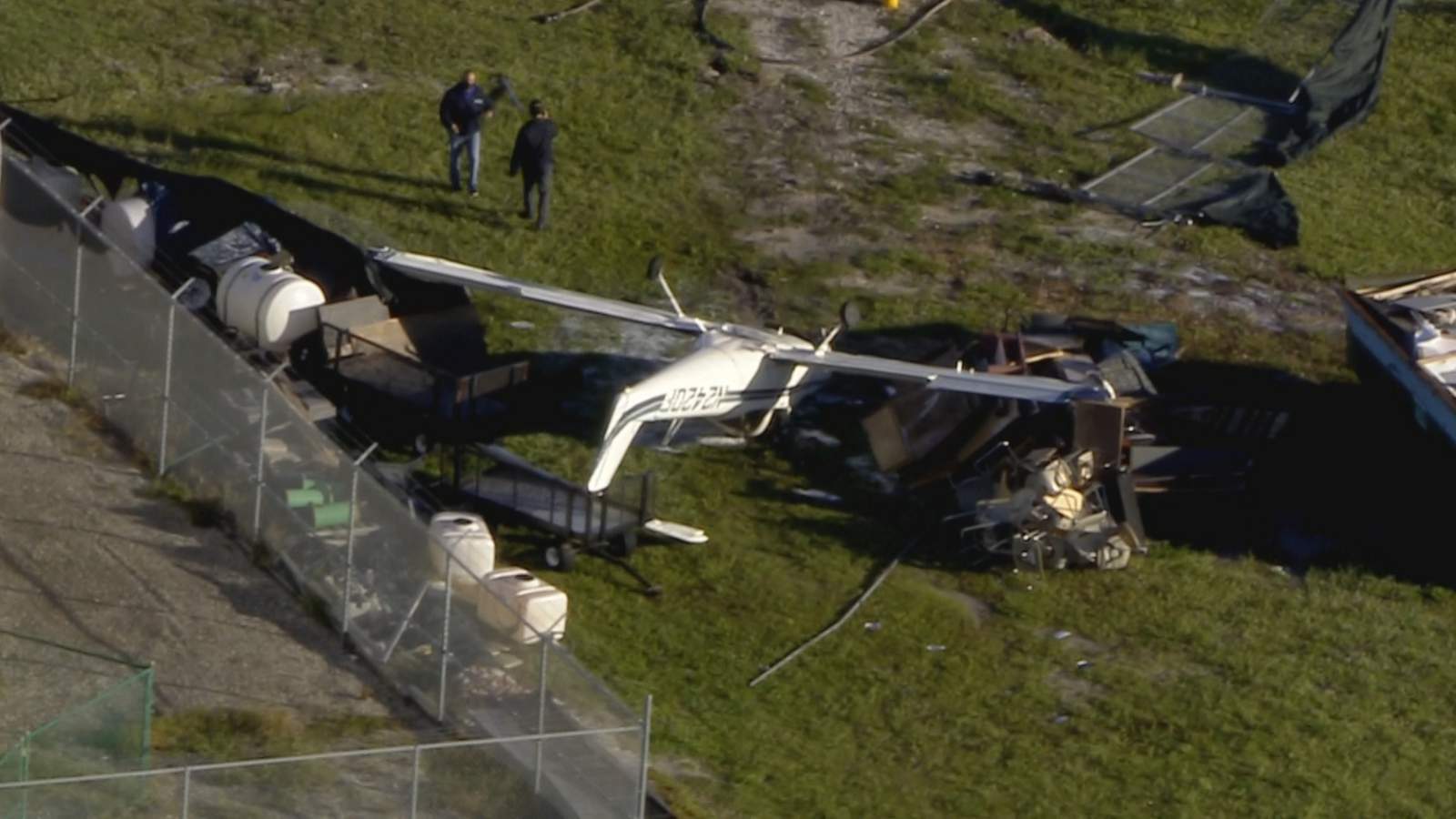 Accidente de avioneta cerca de un aeropuerto en Pembroke Pines