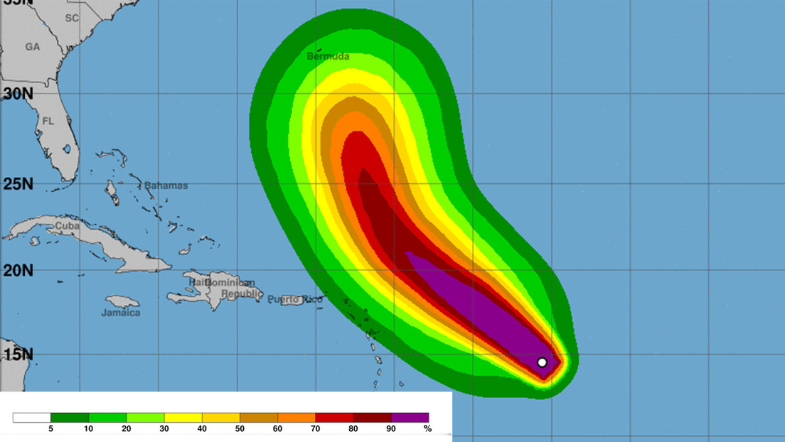 Sam se convierte en “feroz” huracán de categoría 4 en el Atlántico