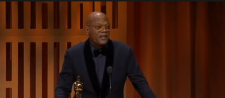 Samuel L. Jackson recibe el Óscar honorífico junto a Liv Ulmann, Danny Glover y Elaine May