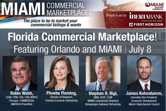 El primer evento Realtor® Commercial Marketplace de Florida será el 8 de julio