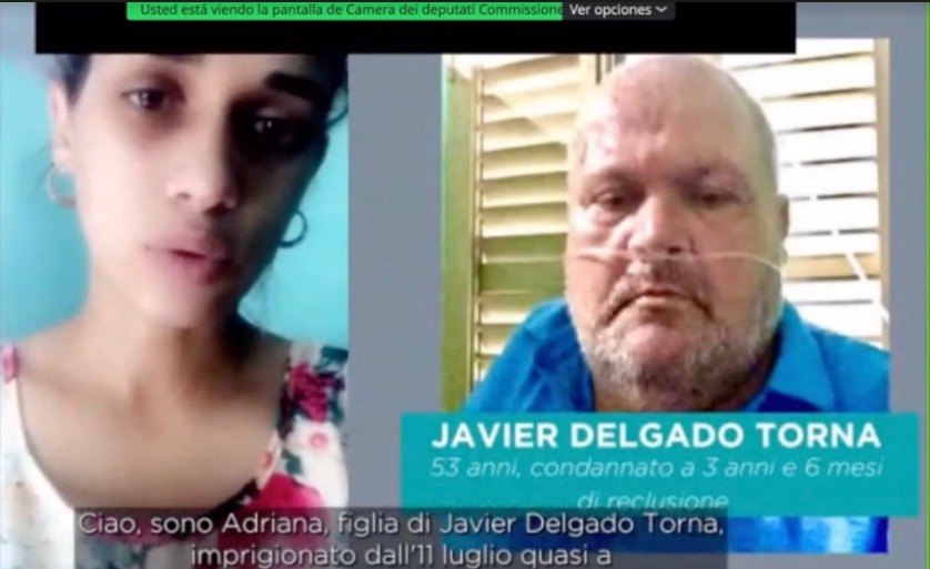 Activistas cubanos testifican ante el parlamento italiano