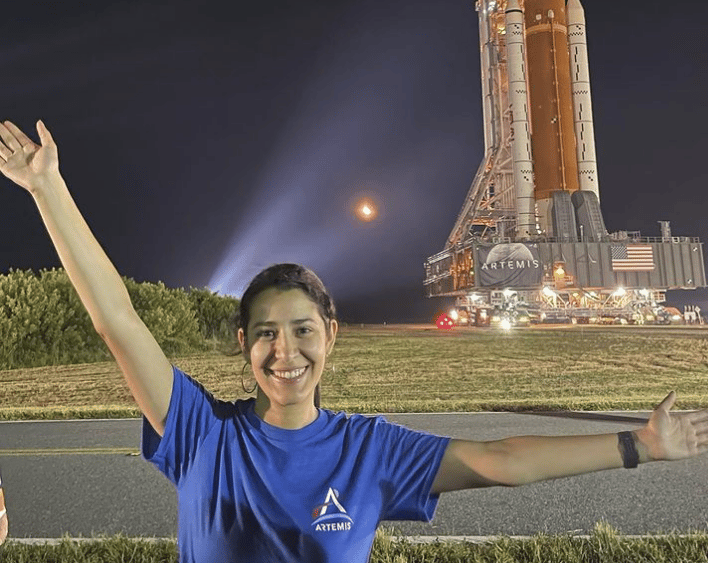 La historia de la venezolana que trabaja en la misión de la NASA Artemis I