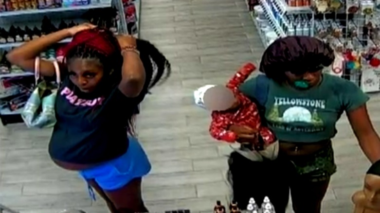 Security cameras captured a robbery by women in a beauty supply store in Tamarac