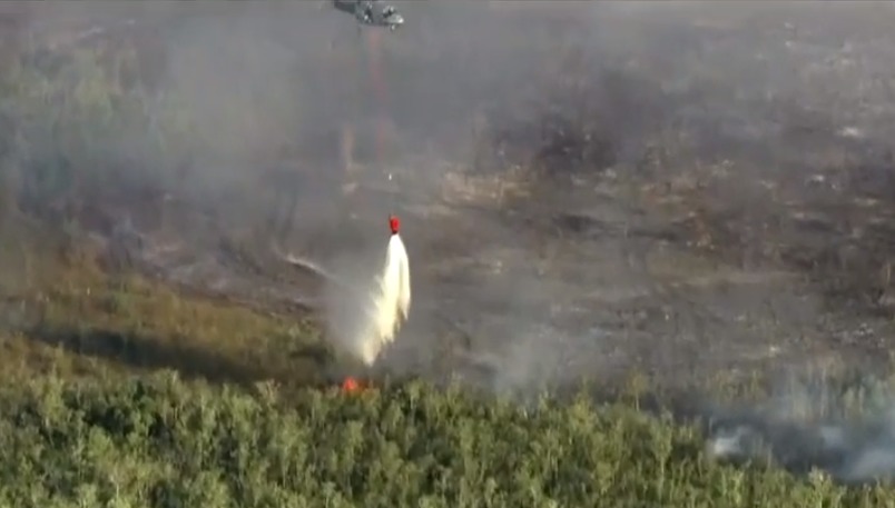 Cierre de la US 1 por gran incendio trajo caos en Miami-Dade (Fotos)