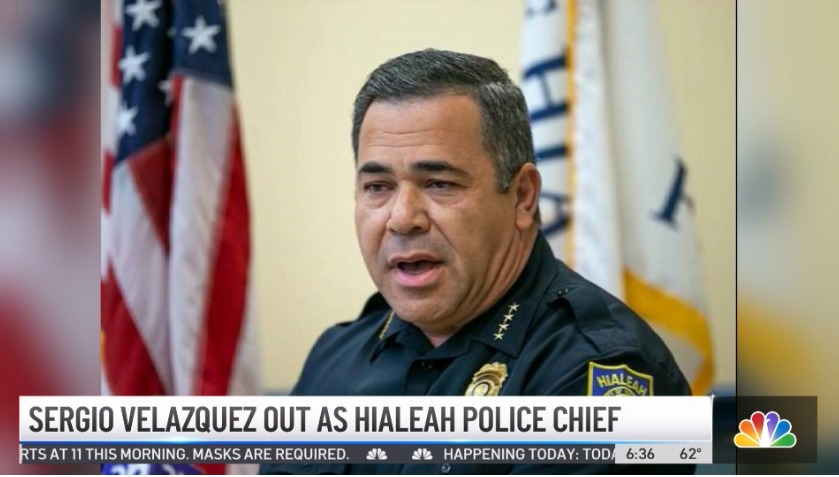 El recién electo alcalde de Hialeah ya anunció la salida del jefe de la policía.