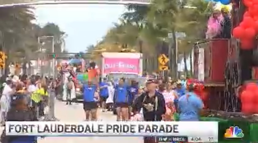 Comunidad LGBTIQ+ celebra la inclusión en el desfile del orgullo de Fort Lauderdale