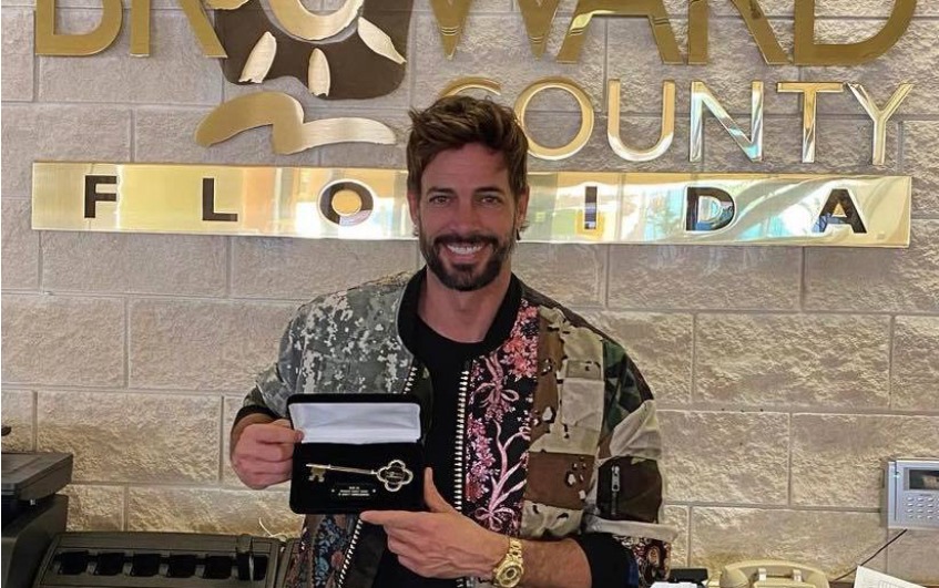 ¡Latinoamérica presente! William Levy recibió la Llave del Condado de Broward