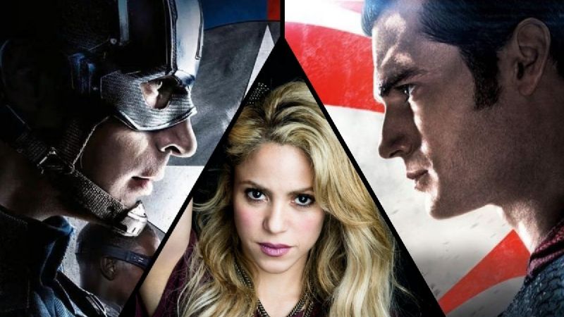 ¿Quién gana? Superman y Capitán América pelean por el amor de Shakira