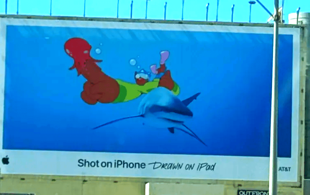 Valla publicitaria de Apple en la I-95 desata comentarios en Miami