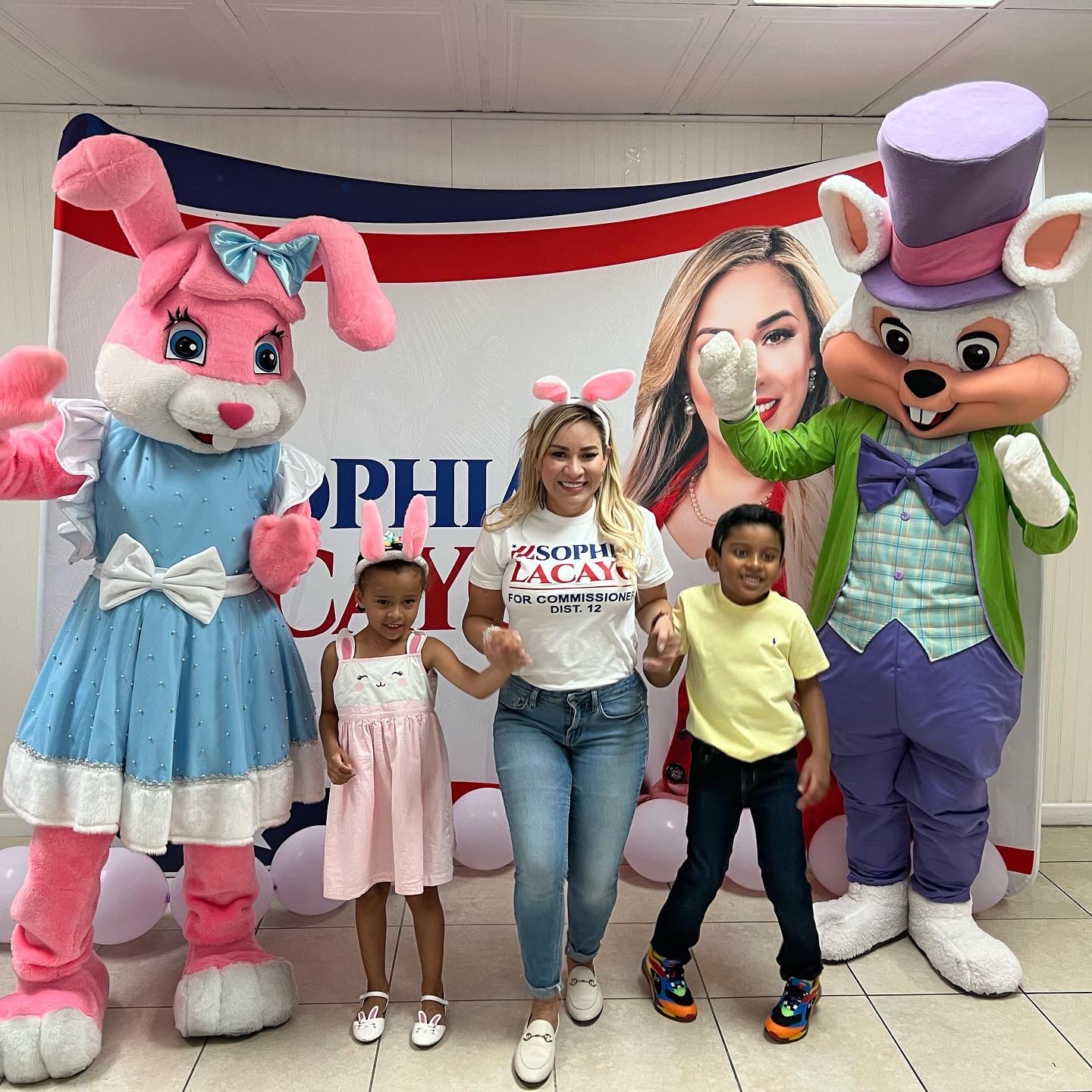 Sophia Lacayo promovió la actividad de los “huevos de Pascua” 