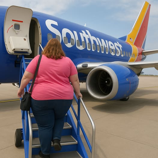 Southwest Airlines pasajeros talla grande