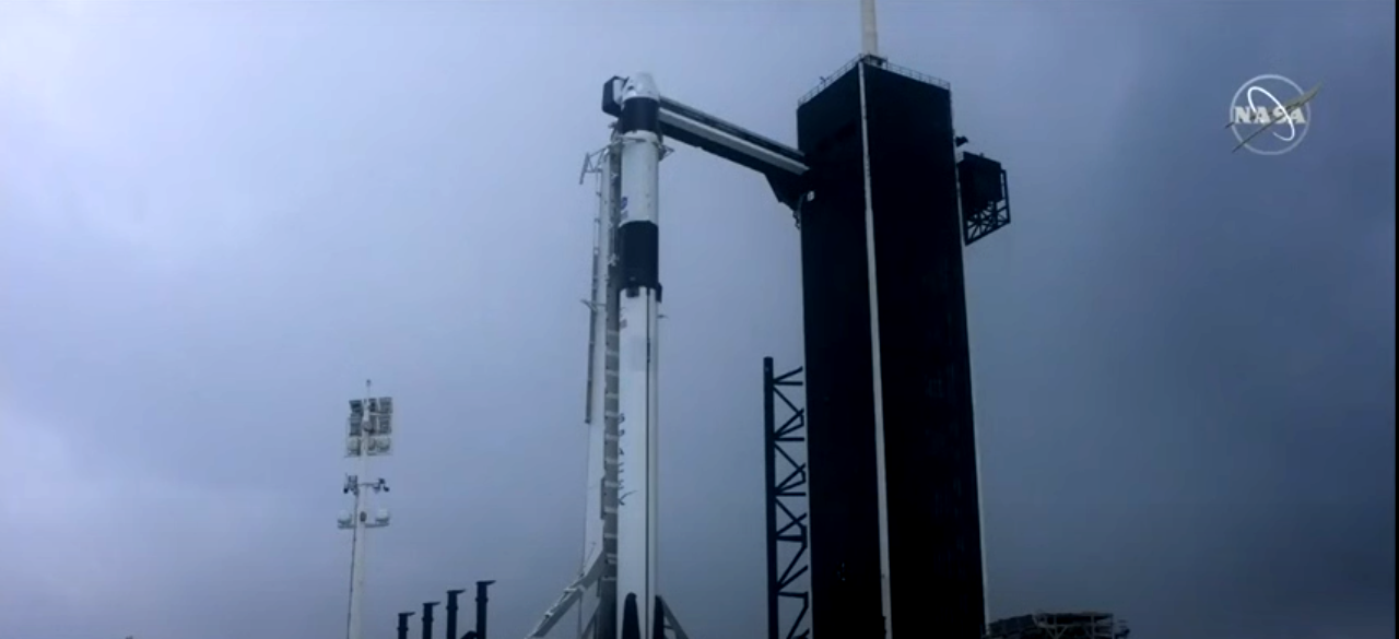 Podrían posponer el histórico lanzamiento de SpaceX-NASA por mal tiempo