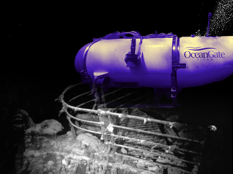 Ruidos submarinos avivan frenética búsqueda de sumergible que exploraba el Titanic