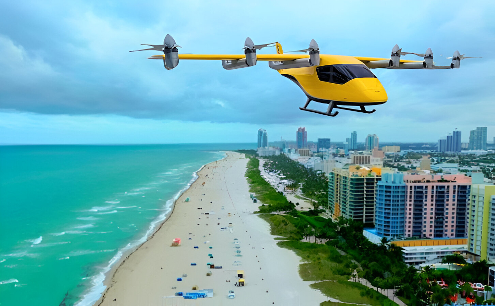 Adiós al tráfico: Miami apuesta por la era de los taxis voladores