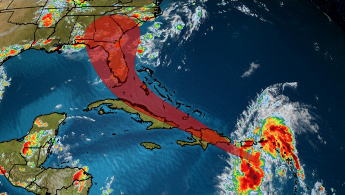 Tormenta tropical Isaias se convirtió en huracán y se acerca a Florida