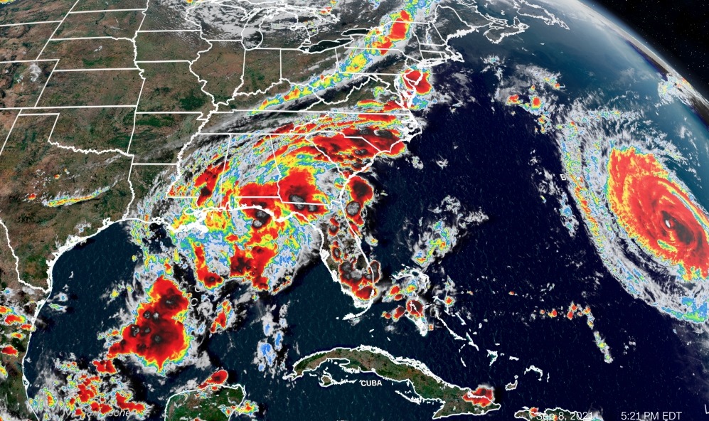 Tormenta Tropical Mindy tocó Florida y si dirige a Georgia