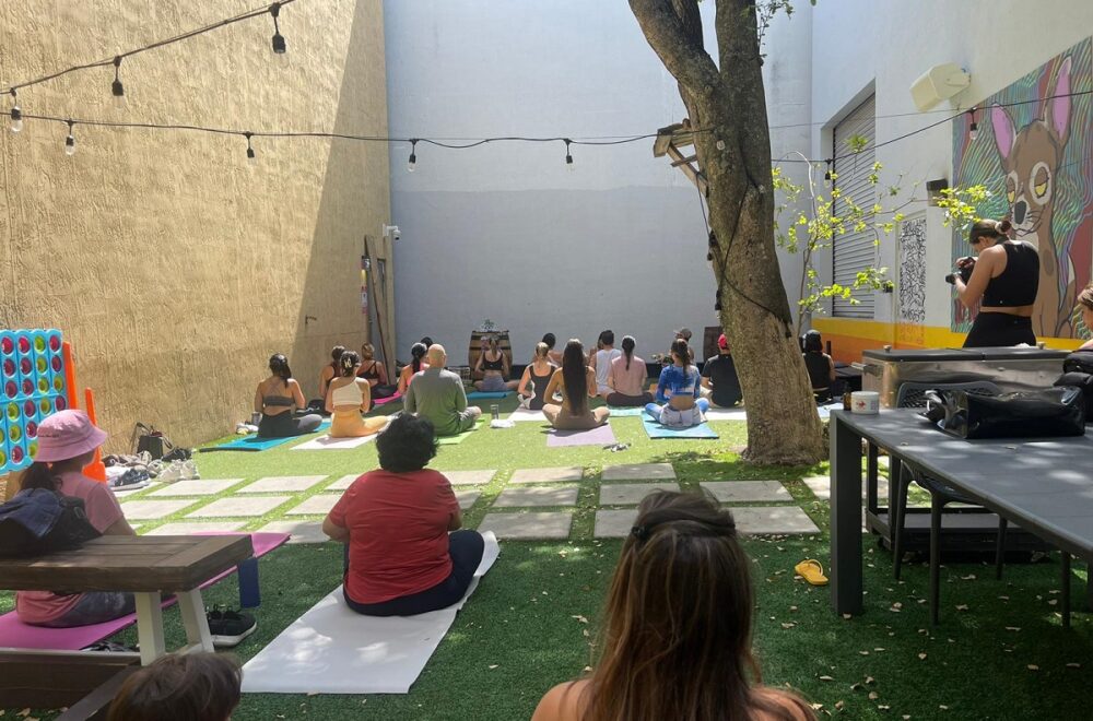 Un sábado diferente: Mercado, yoga y cervezas para ayudar a perritos en necesidad