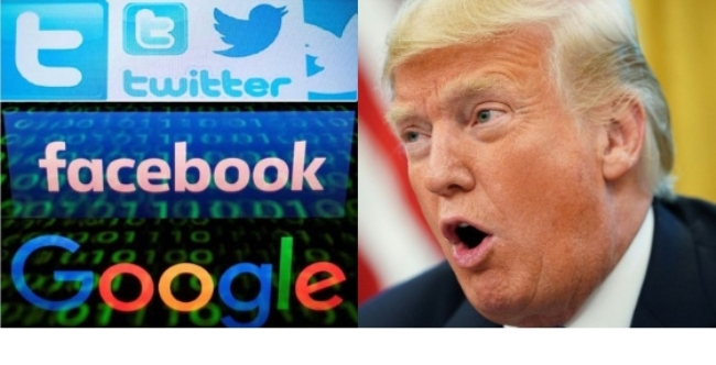 Trump cargó contra Twitter, Facebook y Google por “discriminar” a los conservadores