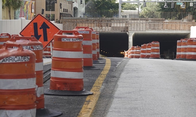 Autoridades de Fort Lauderdale cierran túnel Kinney por precipitaciones
