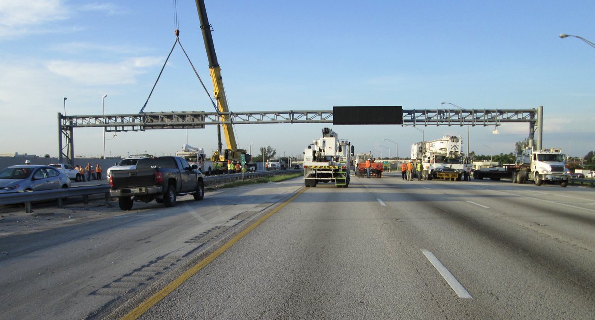 Trabajos en autopista Turnpike causaron fuertes retrasos en Miami