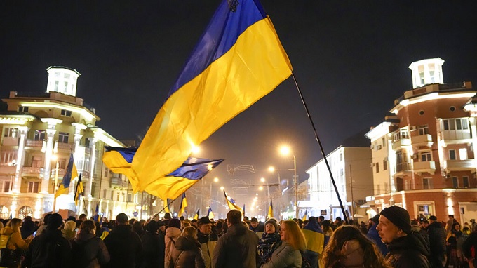 Estadounidenses de origen ucranianos en Florida preocupados por el conflicto con Rusia