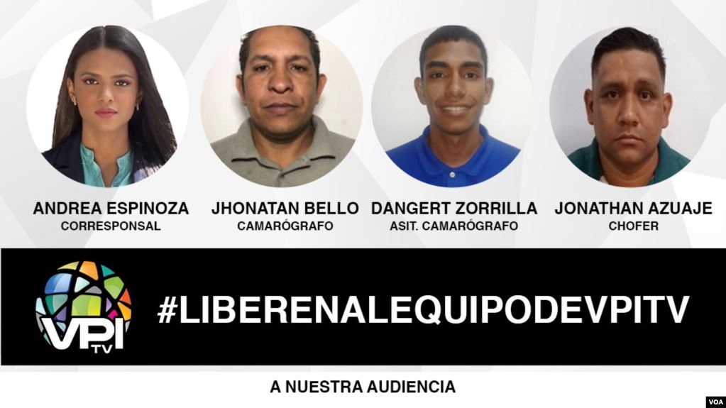 Liberaron a periodistas de VPITV tras detención arbitraria en Venezuela