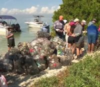 Voluntarios realizaron limpieza en isla del Parque Nacional Biscayne