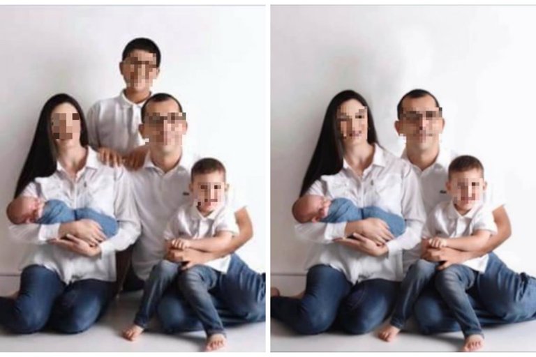 Mujer pidió borrar a su hijastro de la foto familiar y así reaccionaron en las redes (FOTOS)