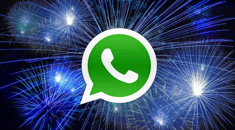Así puedes enviar un mensaje de feliz año por WhatsApp a todos tus contactos