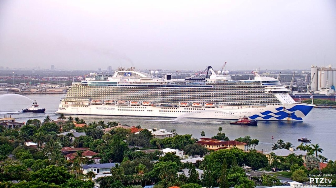 Crucero Enchanted Princess llegó a Port Everglades este jueves