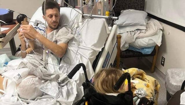 Perdió sus dos piernas en trágico accidente por salvar a sus hijas