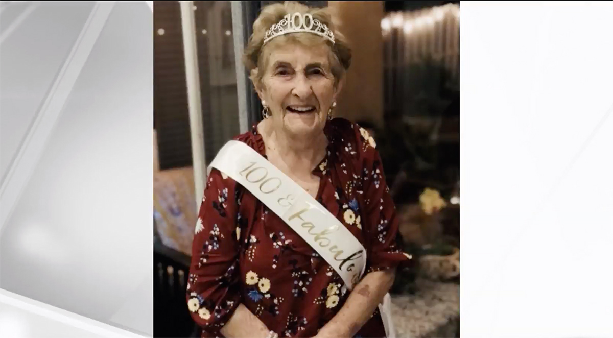 ¡Venció el COVID! Abuelita de 101 años fue dada de alta en el sur de Florida