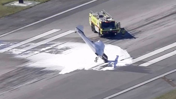Una avioneta sufre accidente durante aterrizaje en aeropuerto de Opa-locka