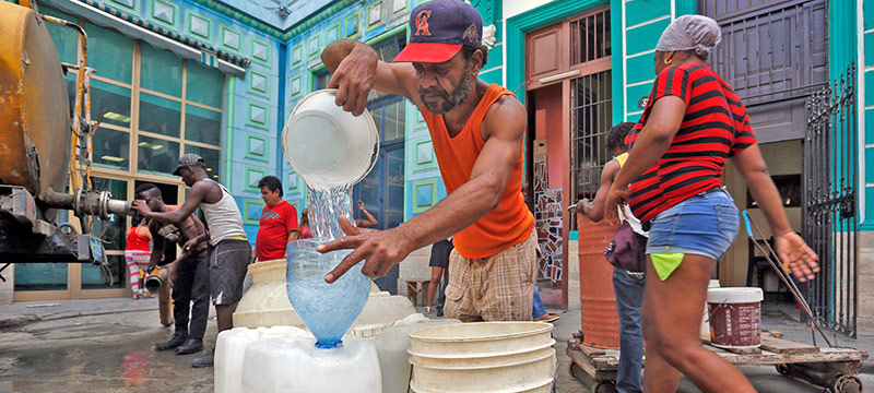 En crisis el suministro de agua potable en Cuba
