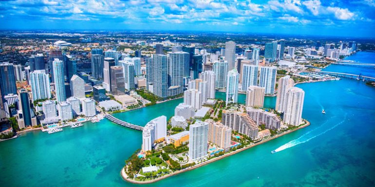 Miami futurizada con negocios exitosos y vida de calidad