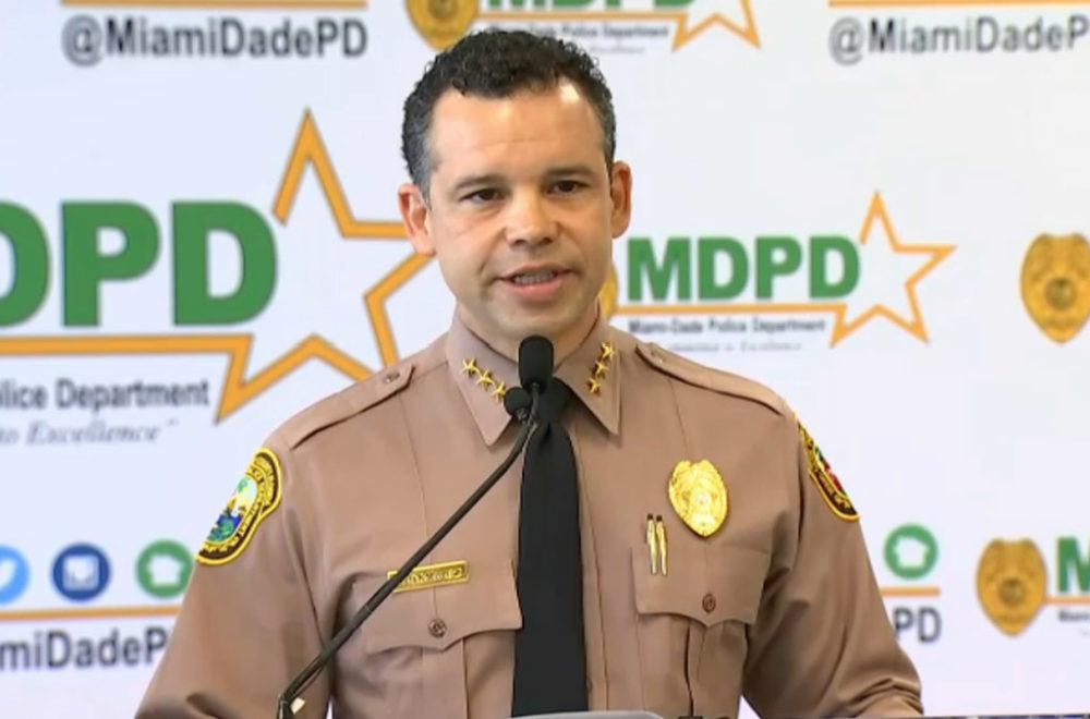 “Manténganse a salvo”: Director de Policía de Miami-Dade ya se encuentra en casa
