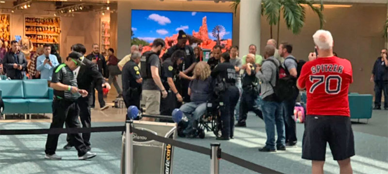 Arrestado hombre por incidente de seguridad en aeropuerto de Orlando