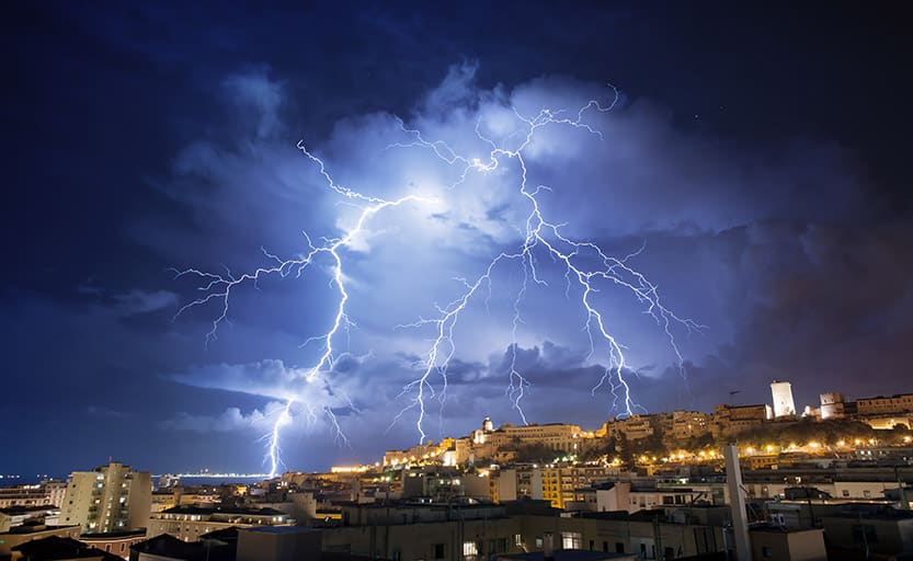 ¡Importante! No te duches durante una tormenta eléctrica