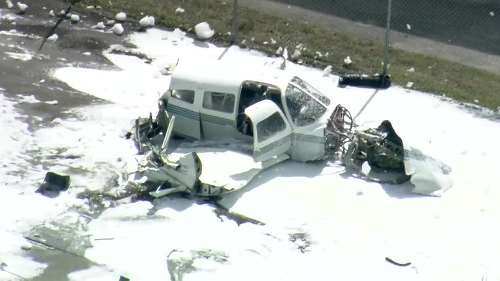 Avioneta se estrelló cerca del aeropuerto de Boca Raton